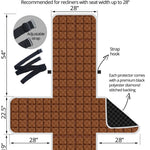 Chocolate Bar Pattern Print Recliner Protector