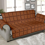 Chocolate Bar Pattern Print Sofa Protector