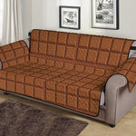 Chocolate Bar Pattern Print Sofa Protector