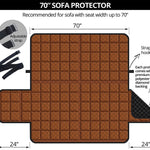 Chocolate Bar Pattern Print Sofa Protector