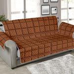 Chocolate Bar Pattern Print Sofa Protector