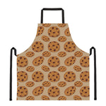 Chocolate Chip Cookie Pattern Print Apron