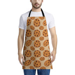 Chocolate Chip Cookie Pattern Print Apron