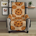 Chocolate Chip Cookie Pattern Print Armchair Protector