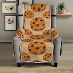 Chocolate Chip Cookie Pattern Print Armchair Protector