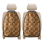 Chocolate Chip Cookie Pattern Print Car Seat Organizers