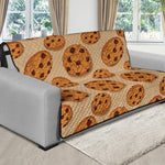 Chocolate Chip Cookie Pattern Print Futon Protector