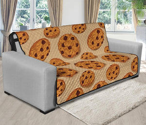 Chocolate Chip Cookie Pattern Print Futon Protector