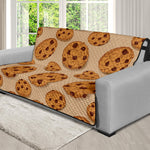 Chocolate Chip Cookie Pattern Print Futon Protector