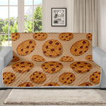 Chocolate Chip Cookie Pattern Print Futon Protector