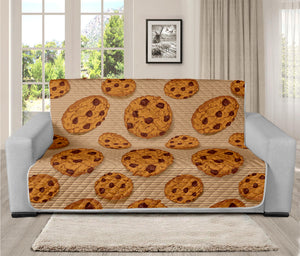 Chocolate Chip Cookie Pattern Print Futon Protector