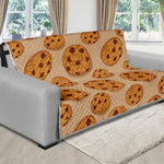 Chocolate Chip Cookie Pattern Print Futon Protector