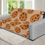 Chocolate Chip Cookie Pattern Print Futon Protector