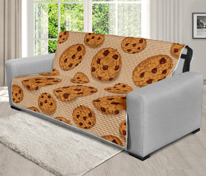 Chocolate Chip Cookie Pattern Print Futon Protector