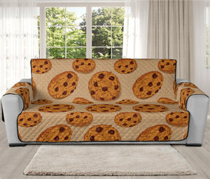 Chocolate Chip Cookie Pattern Print Oversized Sofa Protector