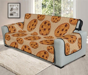 Chocolate Chip Cookie Pattern Print Oversized Sofa Protector