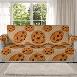 Chocolate Chip Cookie Pattern Print Oversized Sofa Protector