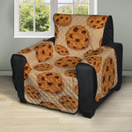 Chocolate Chip Cookie Pattern Print Recliner Protector