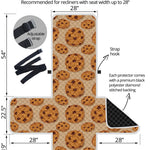 Chocolate Chip Cookie Pattern Print Recliner Protector