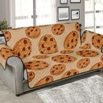 Chocolate Chip Cookie Pattern Print Sofa Protector