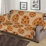 Chocolate Chip Cookie Pattern Print Sofa Protector