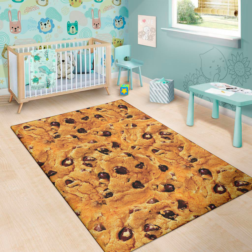 Chocolate Chip Cookie Print Area Rug