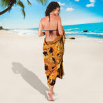 Chocolate Chip Cookie Print Beach Sarong Wrap