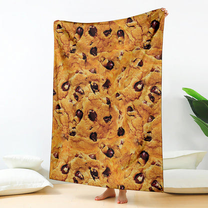Chocolate Chip Cookie Print Blanket