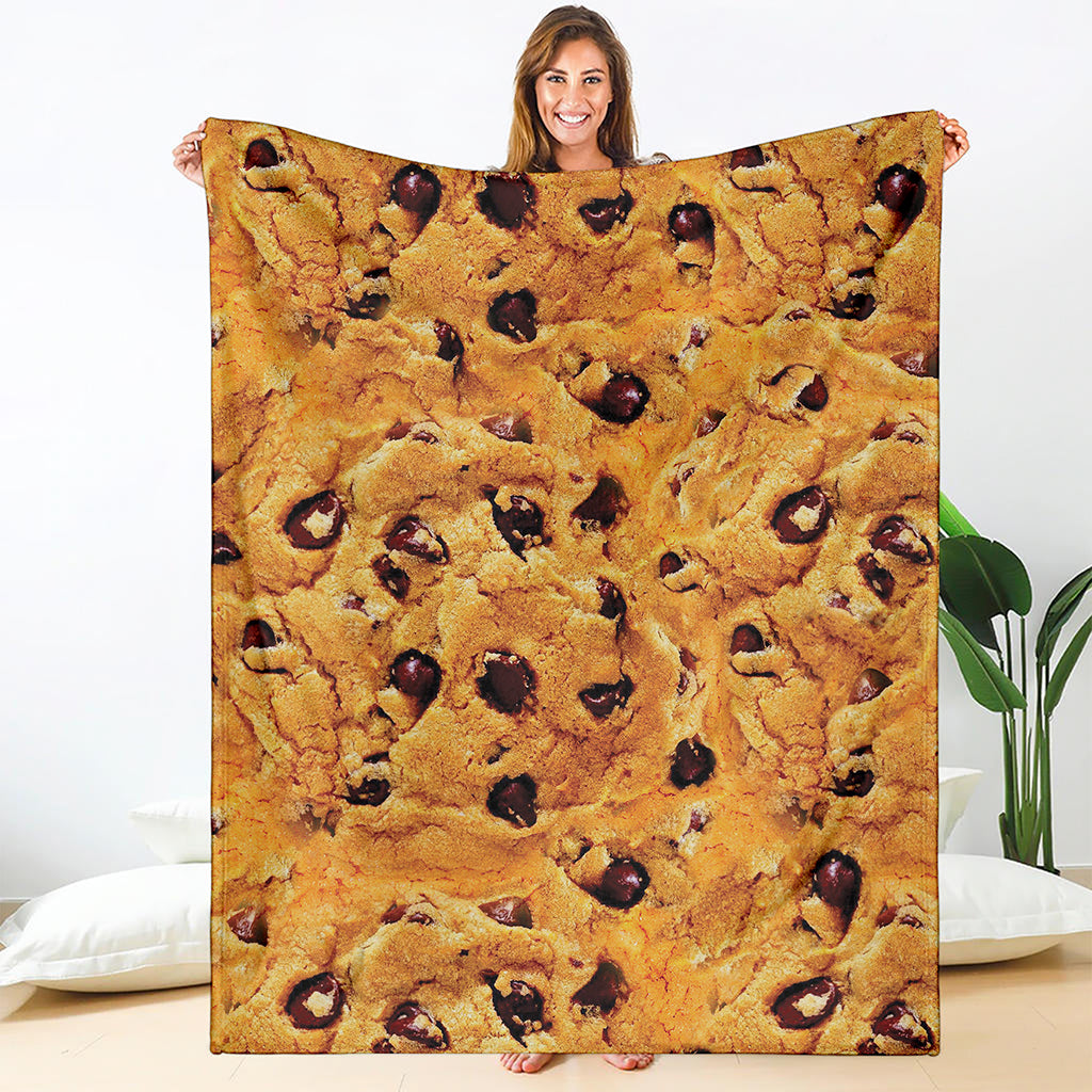 Chocolate Chip Cookie Print Blanket