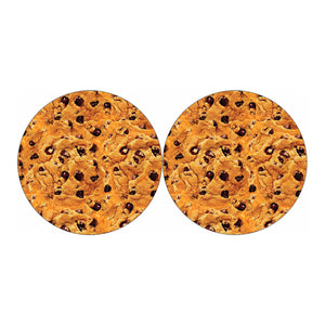 Chocolate Chip Cookie Print Car Coasters