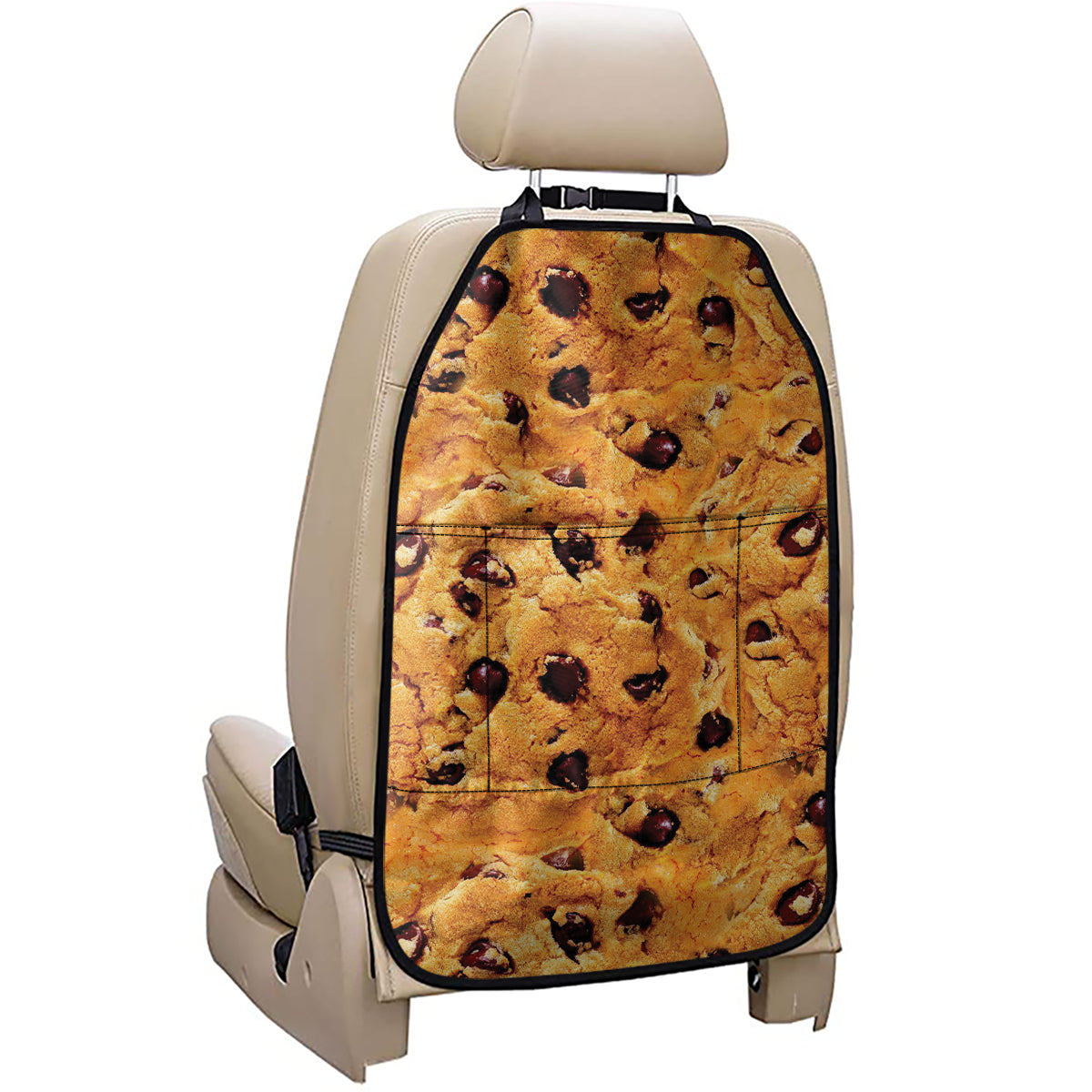 Chocolate Chip Cookie Print Car Seat Organizers