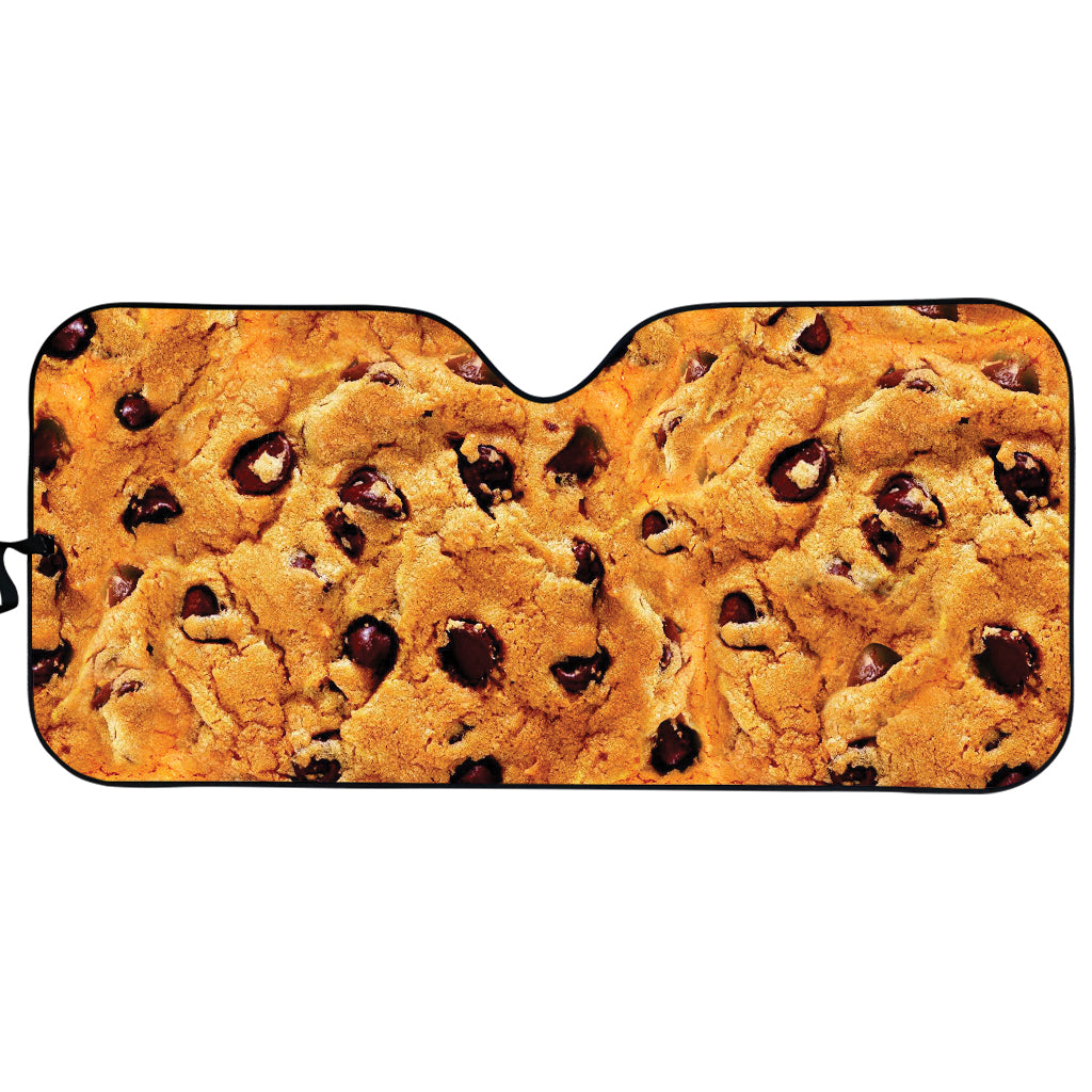 Chocolate Chip Cookie Print Car Sun Shade