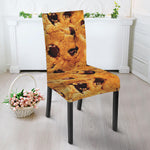 Chocolate Chip Cookie Print Dining Chair Slipcover