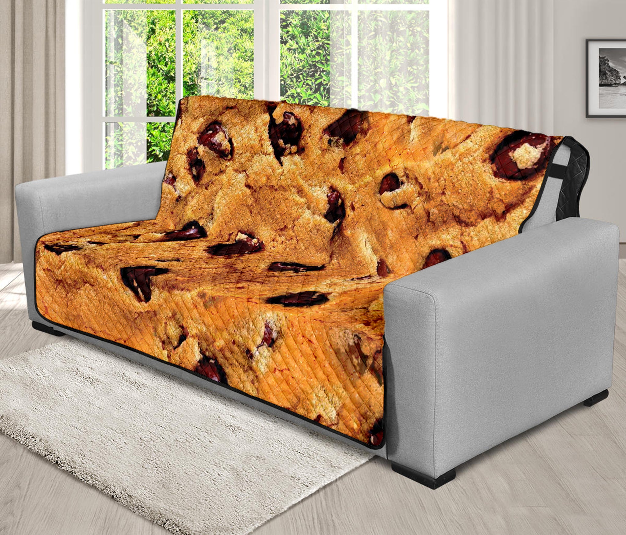 Chocolate Chip Cookie Print Futon Protector