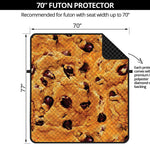 Chocolate Chip Cookie Print Futon Protector