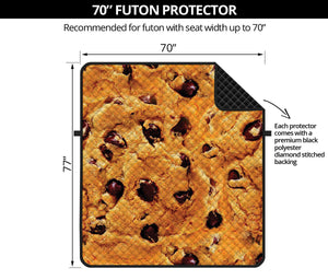 Chocolate Chip Cookie Print Futon Protector