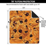 Chocolate Chip Cookie Print Futon Protector