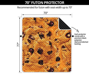 Chocolate Chip Cookie Print Futon Protector