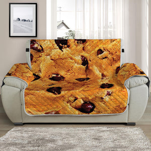 Chocolate Chip Cookie Print Half Sofa Protector