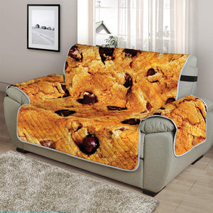 Chocolate Chip Cookie Print Half Sofa Protector