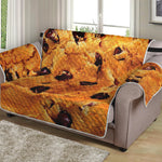 Chocolate Chip Cookie Print Loveseat Protector