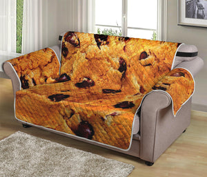 Chocolate Chip Cookie Print Loveseat Protector