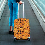 Chocolate Chip Cookie Print Luggage Cover