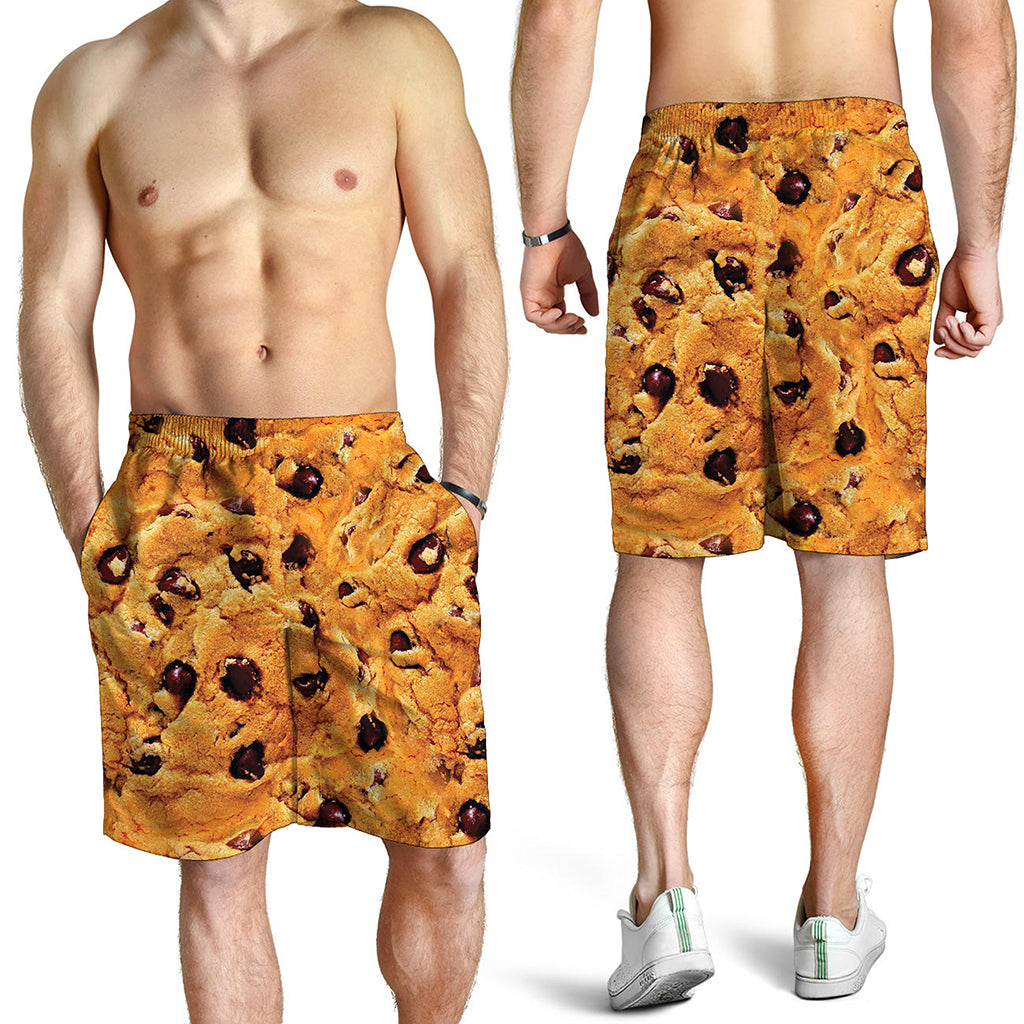Chocolate Chip Cookie Print Men's Shorts