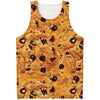 Chocolate Chip Cookie Print Men's Tank Top