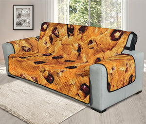 Chocolate Chip Cookie Print Oversized Sofa Protector