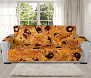 Chocolate Chip Cookie Print Oversized Sofa Protector