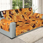 Chocolate Chip Cookie Print Oversized Sofa Protector