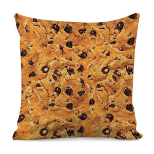 Chocolate Chip Cookie Print Pillow Cover