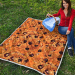 Chocolate Chip Cookie Print Quilt